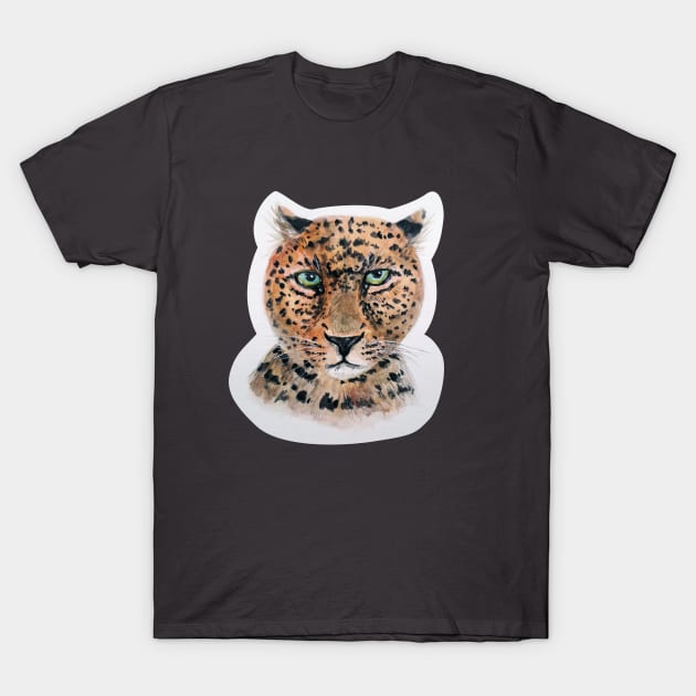 upset leopard T-Shirt by PSWu6